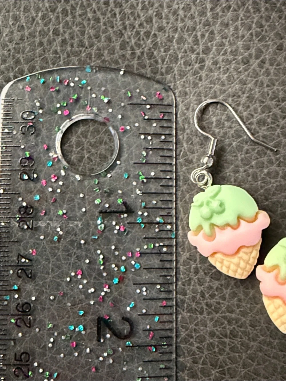 Handmade fun casual mint